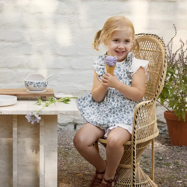 ELODIE - Baby Bib - Garden Leo Toile 2