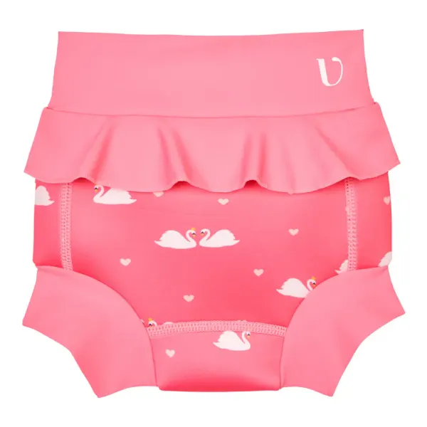 Vanilla Copenhagen Swim Diaper Pant - Rosy Swan