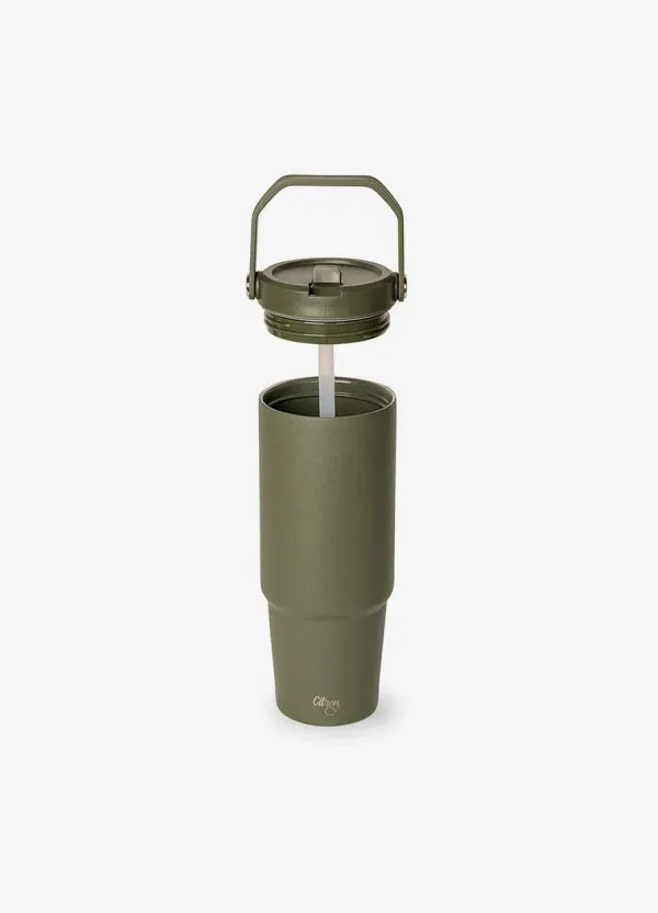 CITRON Insulated Tumbler 900ml - Glow Up Green 2