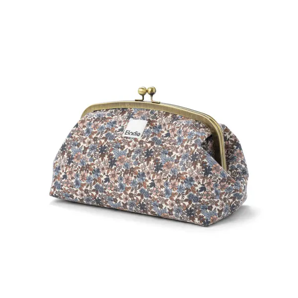 ELODIE - Toiletry Bag Zip&Go™ - Blue Garden