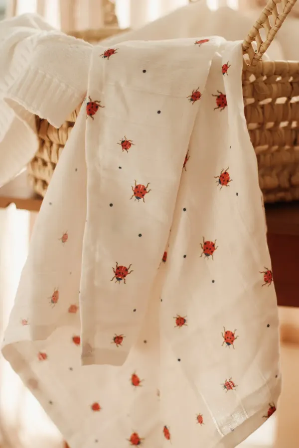 Vanilla Copenhagen Swaddle - Lady Lovebug 2