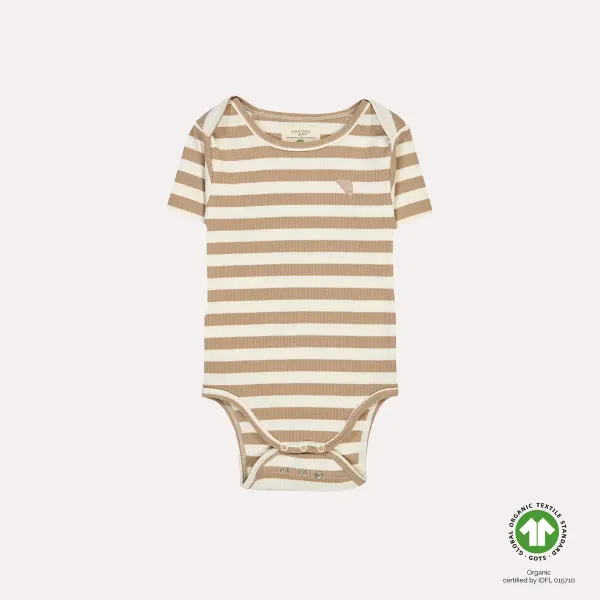 VacVac Studio Carlet Bodysuit Short-Sleeve - Montoy Stripes