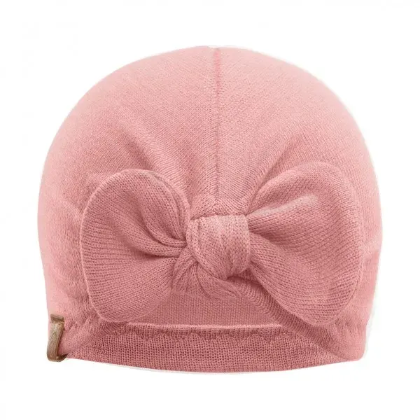 Maylily Merino Baby Turban - Pink 1-6 months