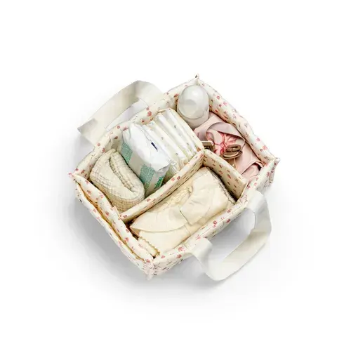 ELODIE - Diaper Caddy - Petit River Rose 2