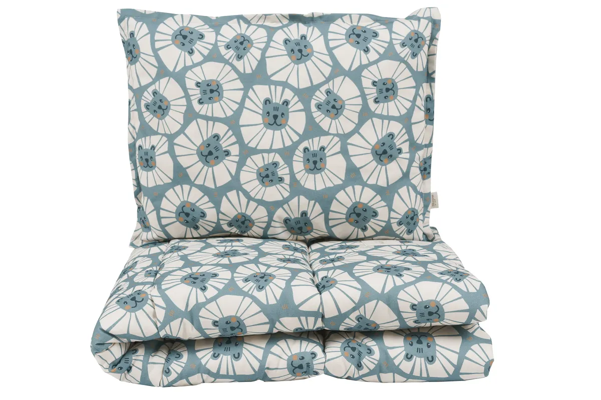 Malomi Cotton Bedding Set Denim Lions Malomi Cotton Bedding Set Denim Lions