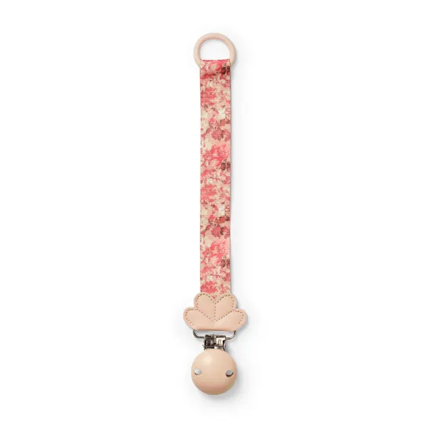 ELODIE Pacifier Clip Wood - River Rose