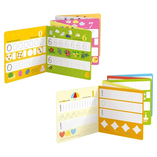 Banana Panda Looong Coloring Books - Ready to Write Numbers 2