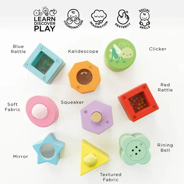 Le Toy Van Rainbow Sensory Shape Sorter 2