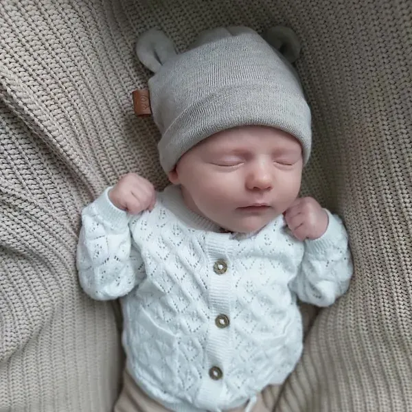 Maylily Merino Baby Hat - Jeans 1-6 months 2