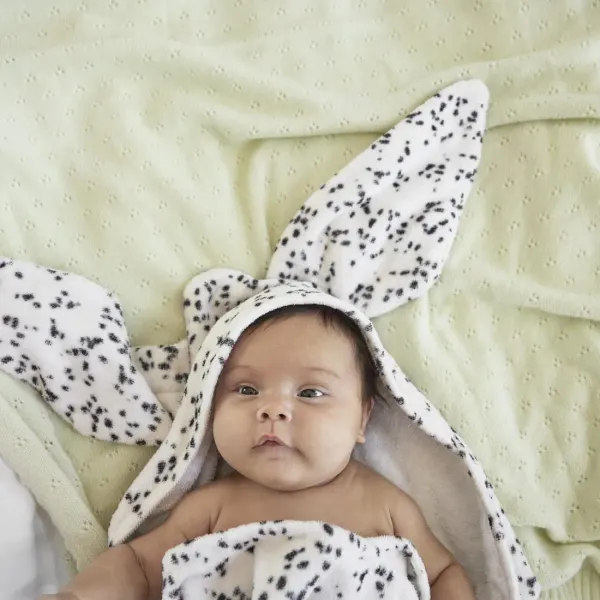 ELODIE - Hooded Towel - Dalmatian Dots 2