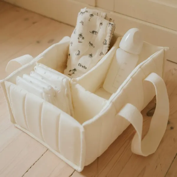 ELODIE Diaper Caddy - Creamy White 2