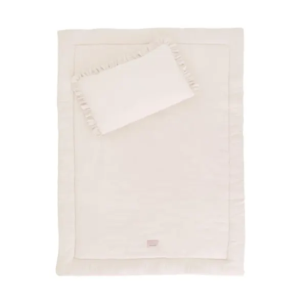 Malomi Muslin Bedding Set Ruffles Natural 2