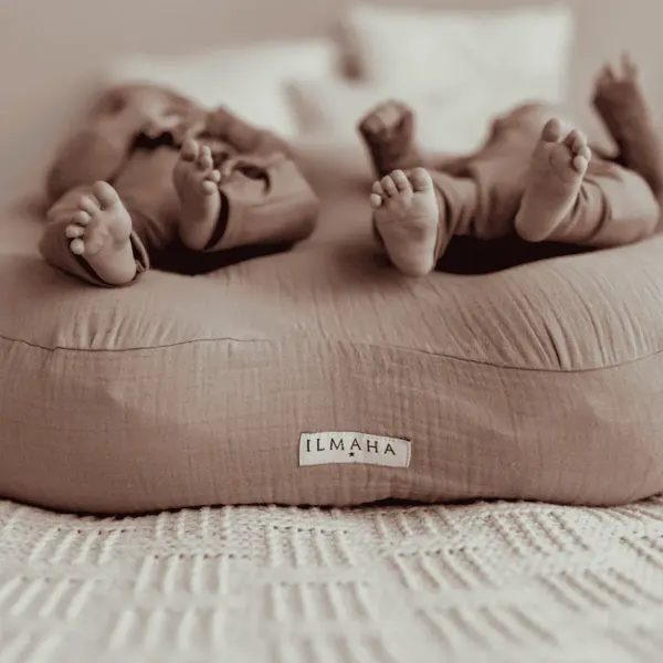 Ilmaha Relax cover twin for feeding pillow twin hydrophilic Taupe 2