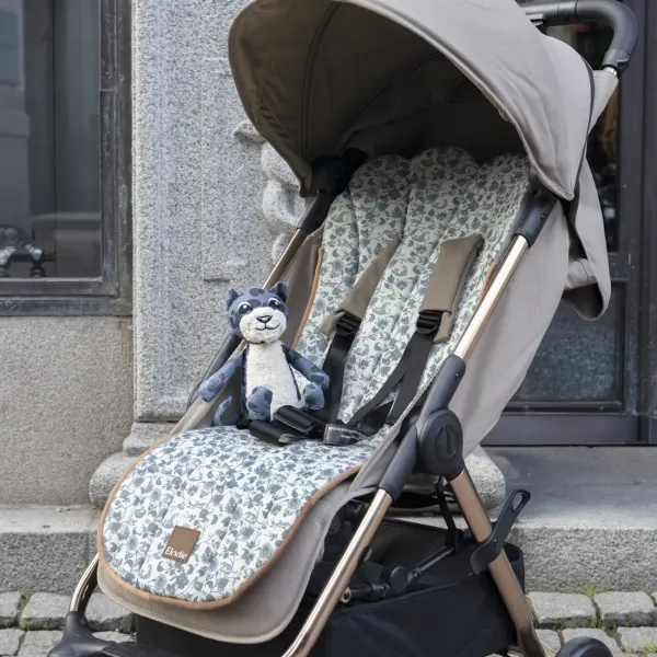 ELODIE - Stroller Seat Liner CosyCushion™ - Garden Leo Toile 2