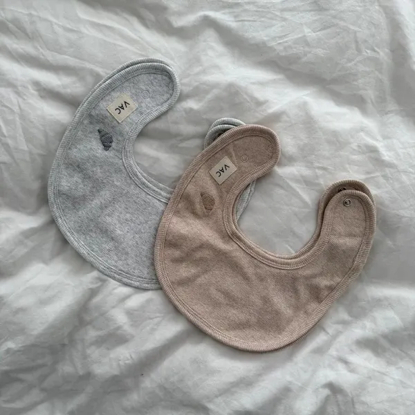 VacVac Studio Carlet Bib - 2 pack - Light Latte Melange 2