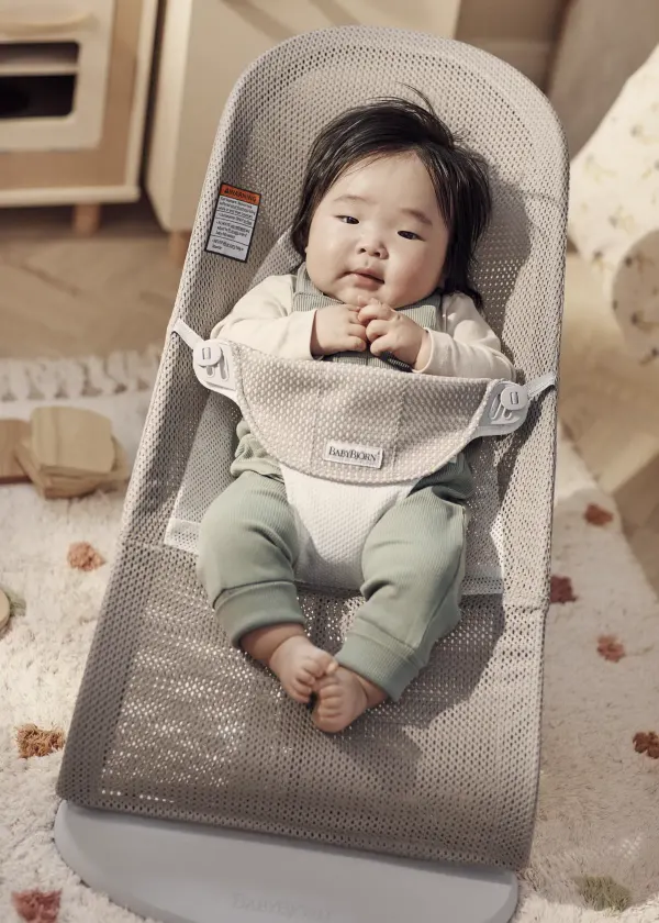 Baby Bjorn Bouncer Balance Soft -Gray Beige Mesh 2