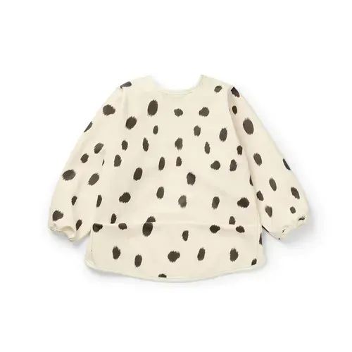 ELODIE - Longsleeved Baby Bib Dalmatian Dots Grande 2