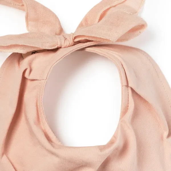 ELODIE - Drool Bib - Powder Pink 2