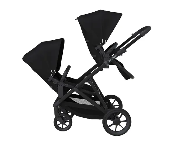 Babyhood Doppio Plus Stroller Double 2 x Seats – Black 2