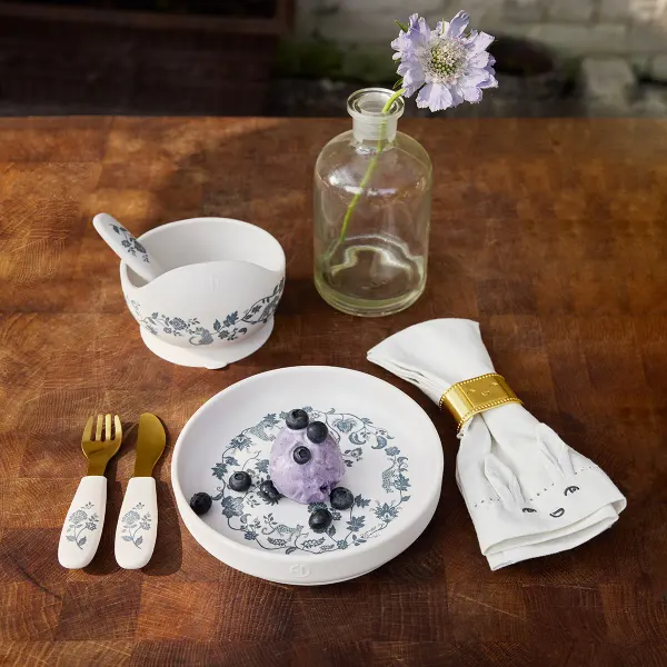 ELODIE - Silicone Plate Set - Garden Leo Toile 2