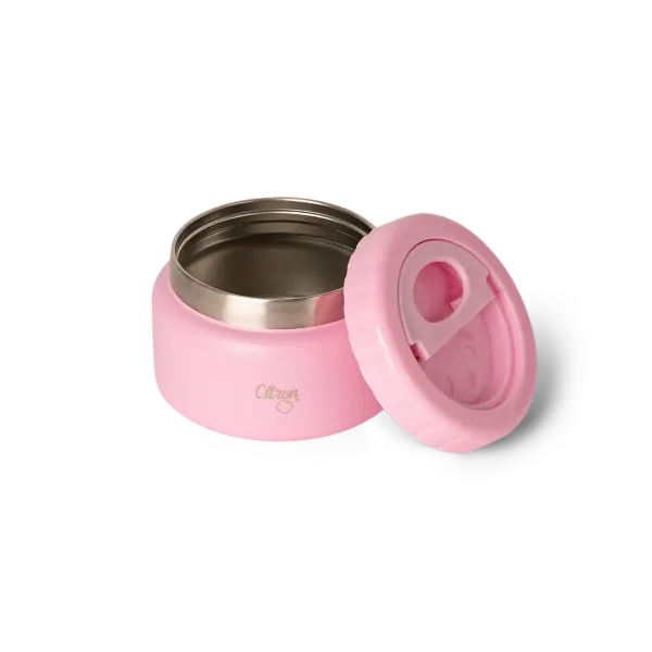 CITRON Insulated Food Jar 250ml - Glow Up Pink 2