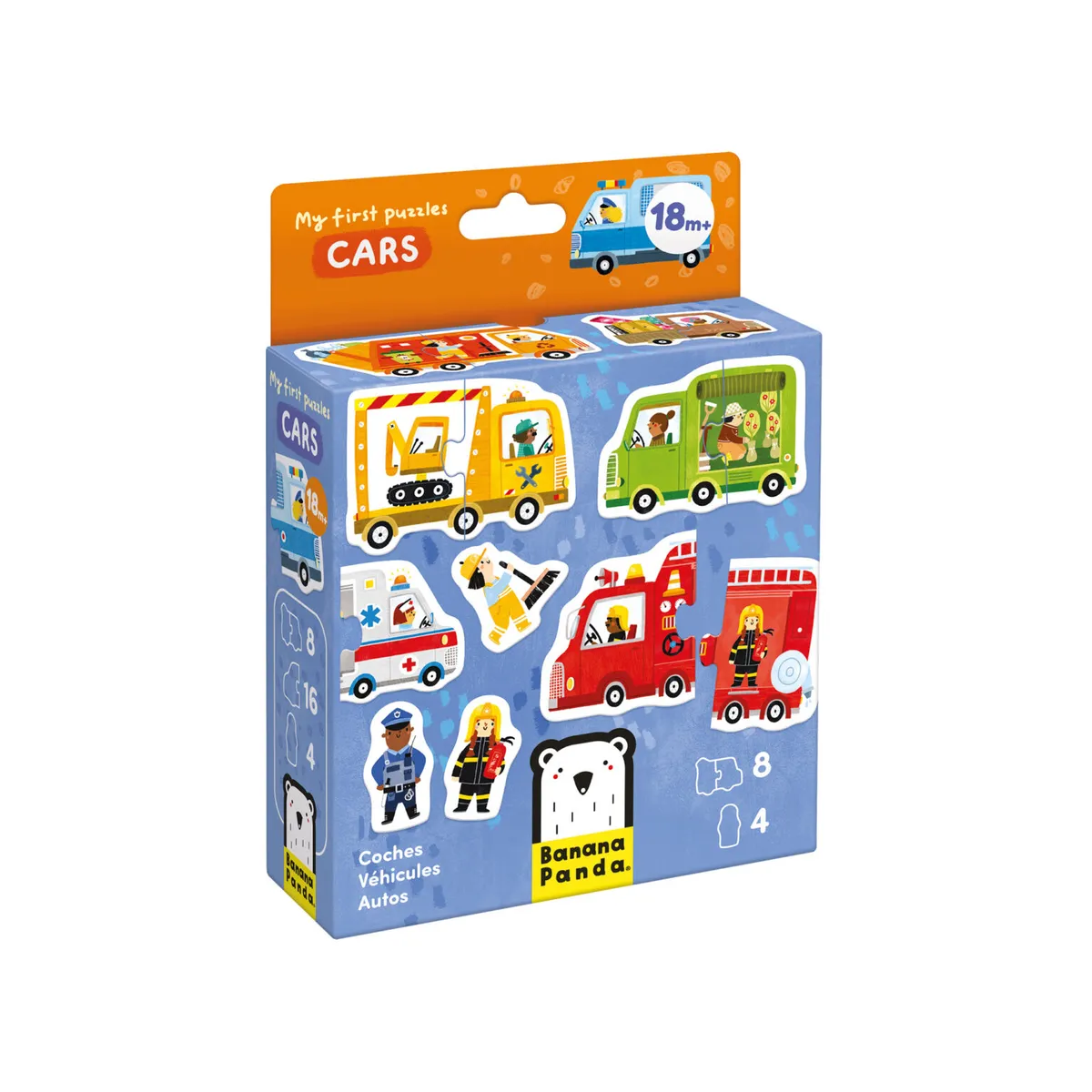 Banana Panda My First Puzzles Cars Banana Panda My First Puzzles Cars