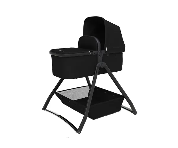 Babyhood Doppio Plus Stroller Bassinet - Black