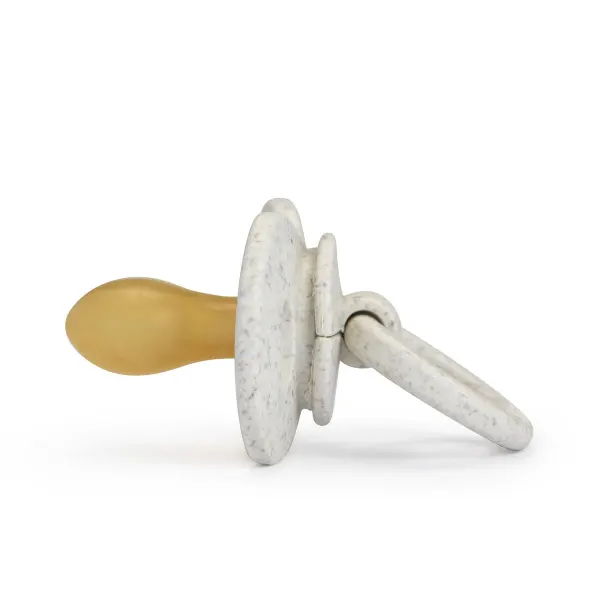 ELODIE Bamboo Pacifier Natural Rubber 0-6 months NEWBORN - Vanilla White 2