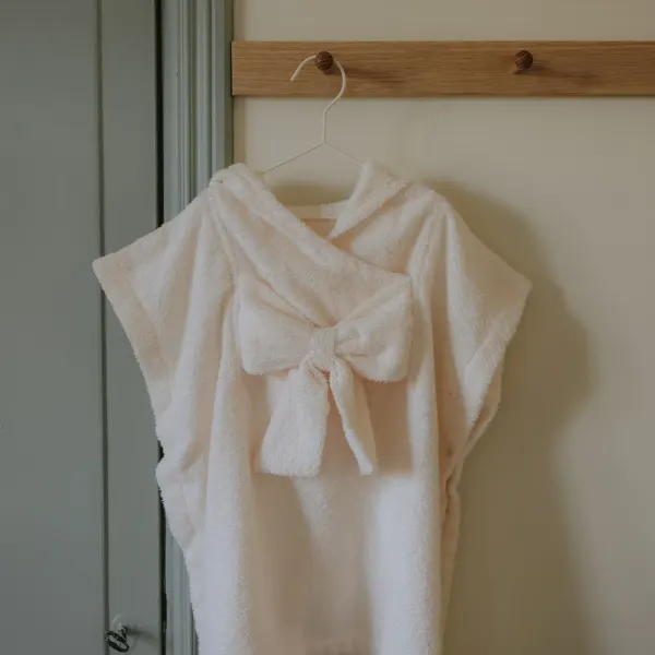 ELODIE Bath Poncho - Creamy White 2