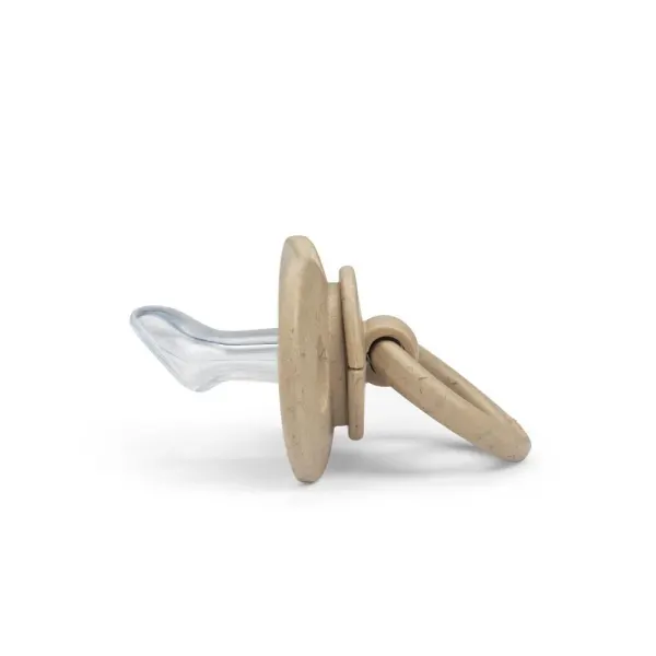 ELODIE Bamboo Pacifier Orthodontic NEWBORN 0-6 months - Pure Khaki 2