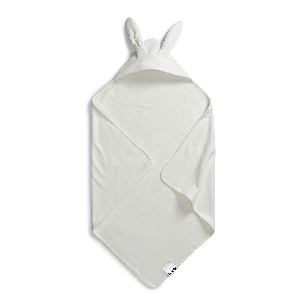 ELODIE Hooded Towel - Vanilla White Bunny ELODIE Hooded Towel - Vanilla White Bunny