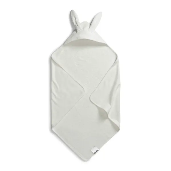 ELODIE Hooded Towel - Vanilla White Bunny
