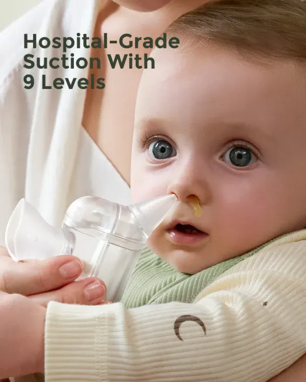 Momcozy BreezyClear Pro™ 2-in-1 Spray & Suction Electric Nasal Aspirator 2