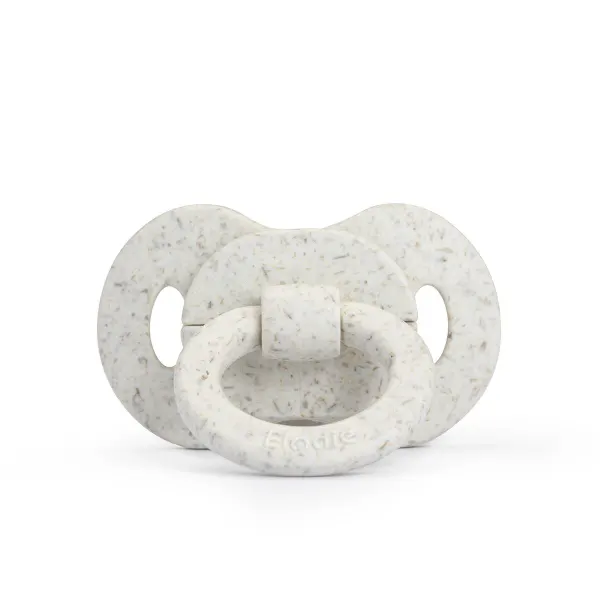 ELODIE Bamboo Pacifier Natural Rubber 0-6 months NEWBORN - Vanilla White