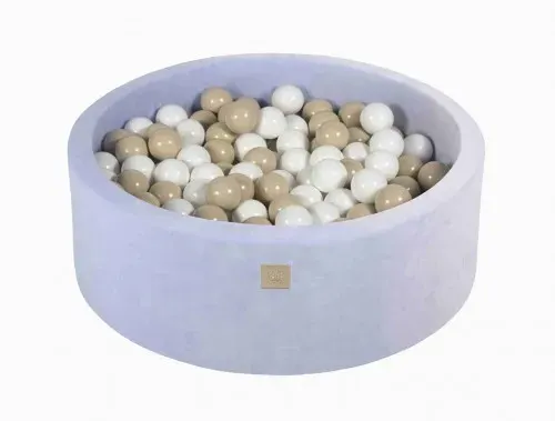 MeowBaby® Cyclades BabyBlue Velvet Ball Pit + 200 Balls