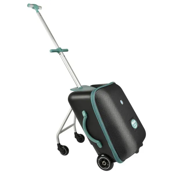 BEABA Suitcase with Travel Seat Luggage Eazy - Green Blue