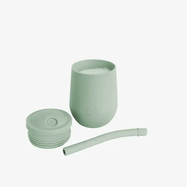 ezpz Mini Cup + Straw Training Set Sage 2