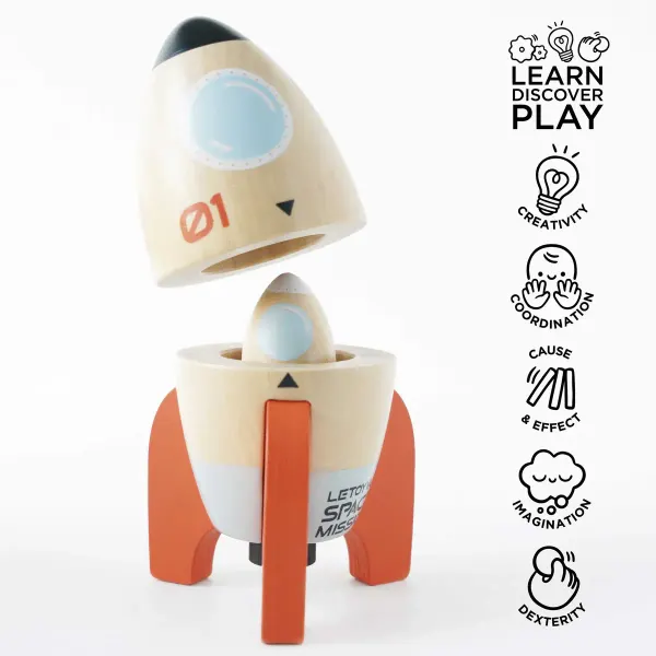 Magnetic Space Rocket Duo 2