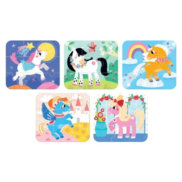 BANANA PANDA 6 On-the-go Puzzles - Ponies 2