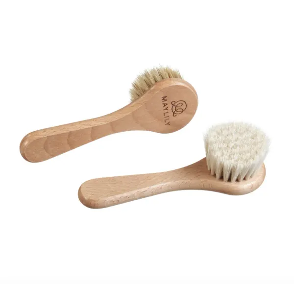 MAYLILY Baby Hair & Massage Brush Set