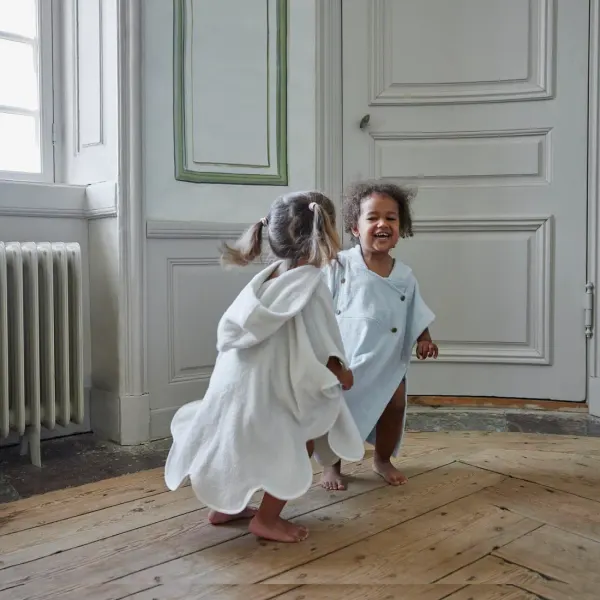 ELODIE -Bath Poncho - Bermuda Blue 2