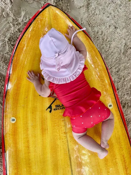 Vanilla Copenhagen - Adjustable Sun Hat ( Age 0 - 2 available) - English Rose 2