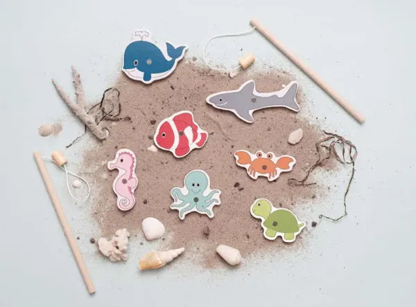 Jabadabado Magnetic Fishing Game with Bag 2