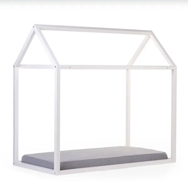CHILDHOME Bed Frame House (70x140) - Off White 2