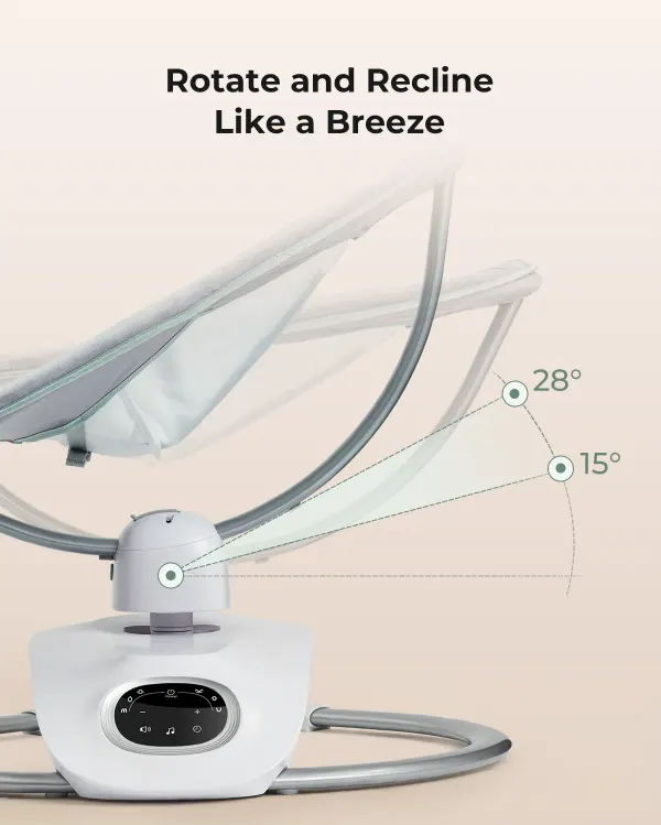 Momcozy CocoSway 3D - Motion Electric Baby Swing 2