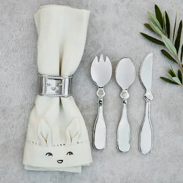 ELODIE - Napkin Ring - Silver 2