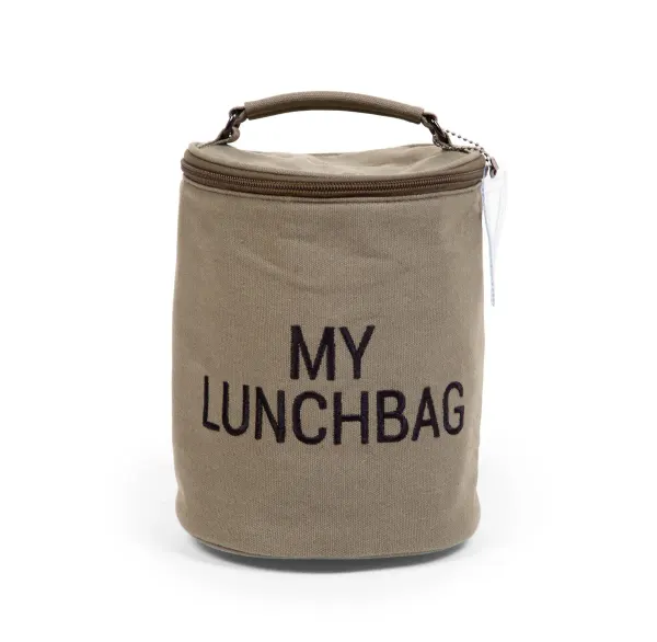 Childhome - My Lunchbag - With Insulation Lining - Canvas Khaki