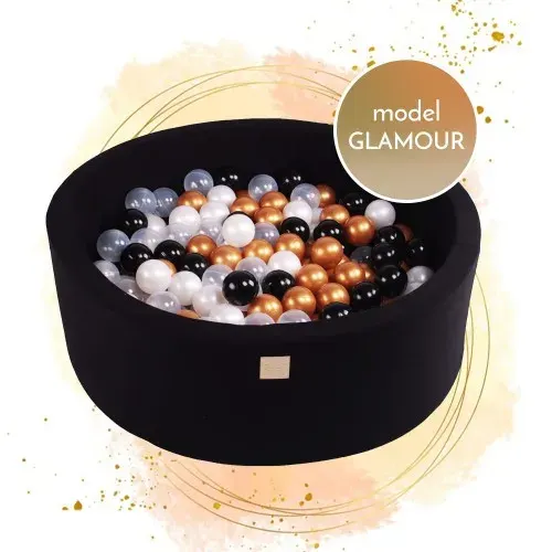 MeowBaby® Glamour Round Ball Pit + 250 balls