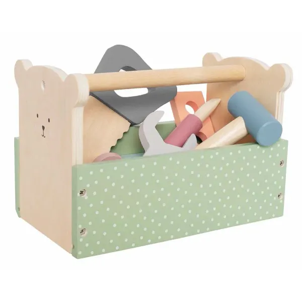 Jabadabado - Wooden Teddy Toolbox