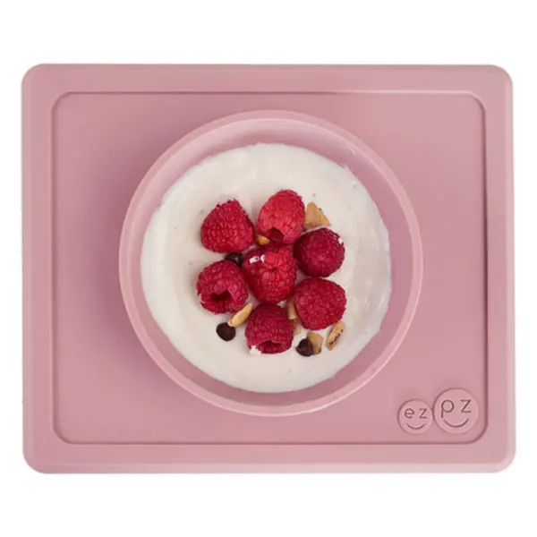 ezpz Happy Bowl in Blush 2